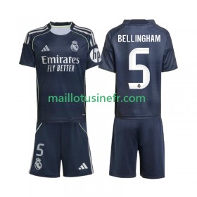 Maillot de Foot Real Madrid Jude Bellingham 5 Extérieur 2025-26 - Enfant